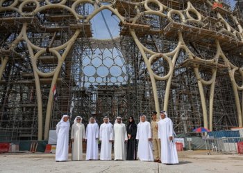 Expo 2020 completes steel structure for Al Wasl Dome