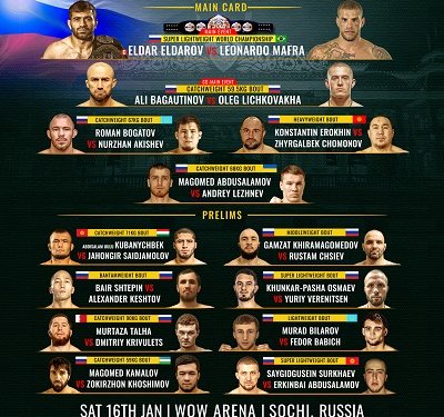 Another fight added to complete BRAVE CF 46 fight card