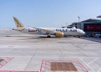 Gulf Air’s first commercial flight from new BIA Airport Terminal