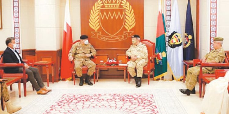 Pakistan-Bahrain top military brass holds talks on Afghan peace process