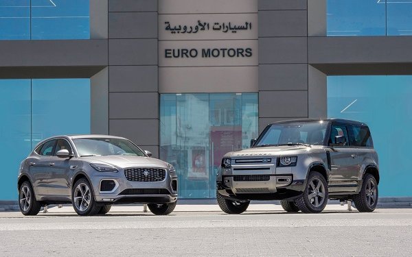 The iconic Land Rover Defender 90, premium Jaguar E-Pace arrive at Euro Motors