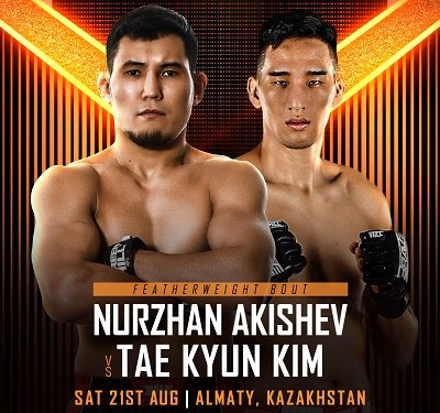 BRAVE CF 53: Nurzhan Akishev meets Tae Kyun Kim in the main event