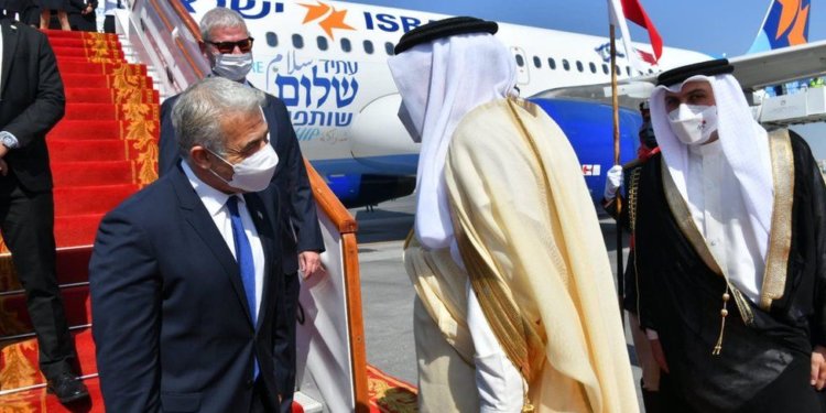 Israel’s FM arrives in Bahrain, opens embassy