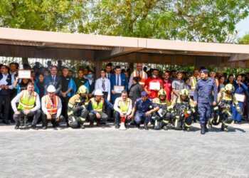The Gulf Hotel Bahrain conducts fire drill