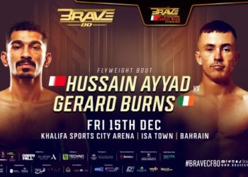 Ireland’s Gerard Burns optimistic to win BRAVE CF 80 title