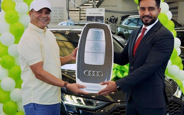Zain Bahrain announces the first winner of Audi A3 car