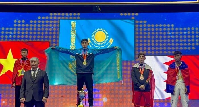 Abdullah Jamal wins the Asian bronze medal in kickboxing