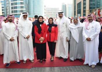 BisB hosts a colourful event for employees marking Bahrain National Day