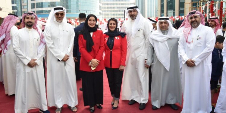 BisB hosts a colourful event for employees marking Bahrain National Day