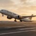 One of Gulf Air's airplane departing from the airport.