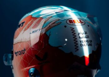 Qatari artist Ghada Al Suwaidi designs Pierre Gasly’s Helmet for Formula 1 Canadian Grand Prix
