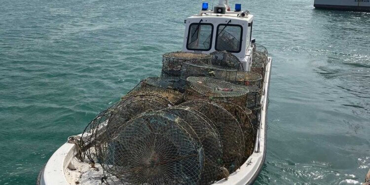 Coast Guard seizes 377 illegal fishing traps and nets during past three months of 2026