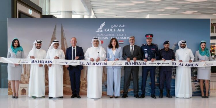 Gulf Air celebrates the launch of inaugural flight to El Alamein