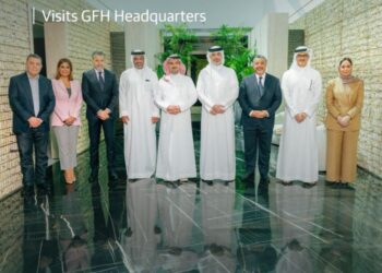 GFH CEO and top management welcome HH Shaikh Abdulla Bin Hamad
