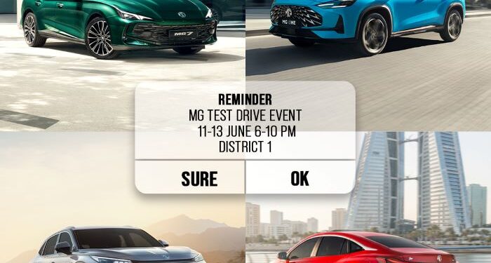 MG Motor Bahrain brings unique “MG Test Drive” event for motor enthusiasts, visitors