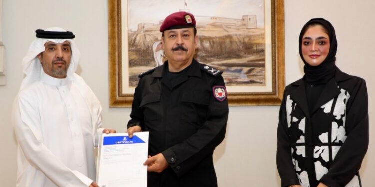 Inspector-General hands ISO certificates to Community Affairs and Anti-Corruption and Economic and Electronic Security