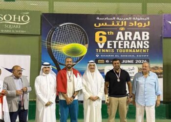Bahrain shines regionally with nine awards in the 6th Arab Veterans Tennis Championship