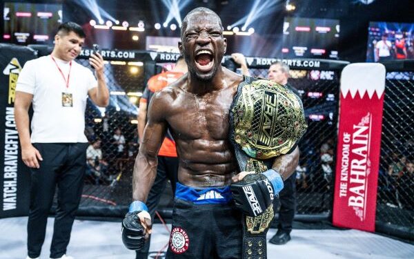 Ncholas Hwende crowned as undisputed featherweight king at brave CF 105