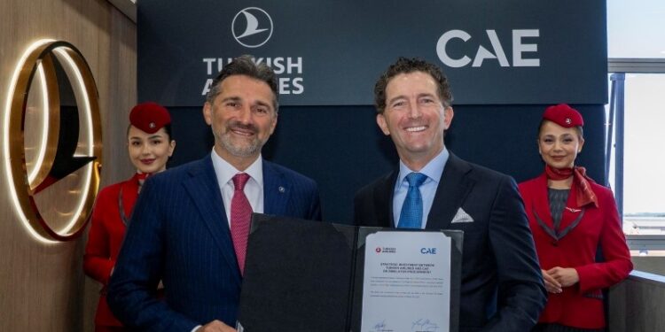 Turkish Airlines signs multi-year agreement with CAE