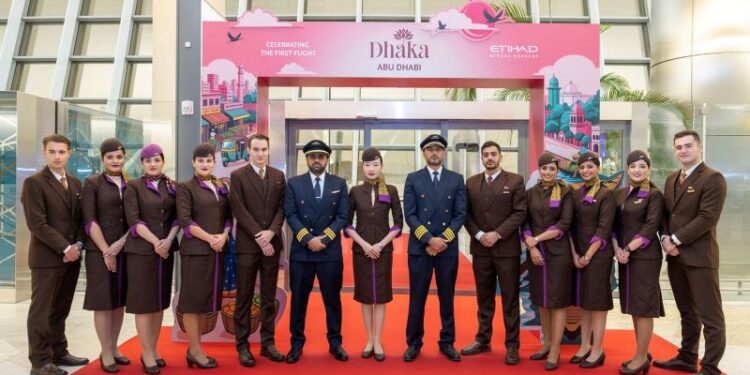 Etihad takes off for Dhaka with sold-out inaugural flight