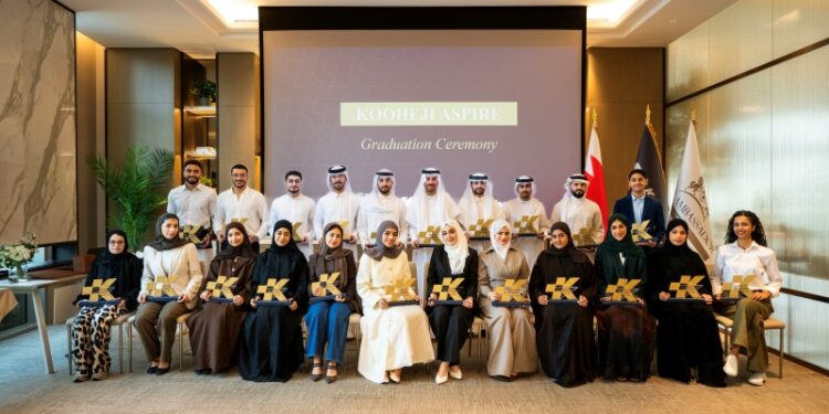 Kooheji Group concludes “Aspire”Programme for developing Bahraini youth