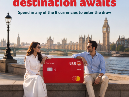 NBB’s multi-currency debit card offers customers to win a premium travel experience